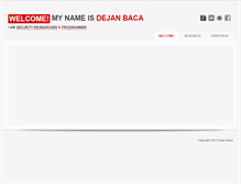Tablet Screenshot of dejan.se